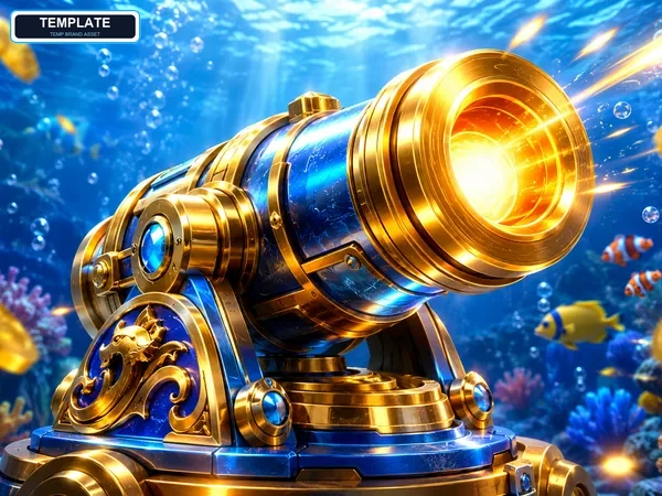Fishing Disco visual 1: a bright underwater scene packed with colorful fish on LOVEJILI.